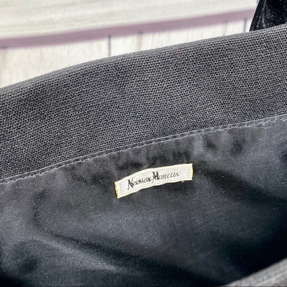 N E I M A N M A R C U S : Black Canvas Tote Bag - image 5